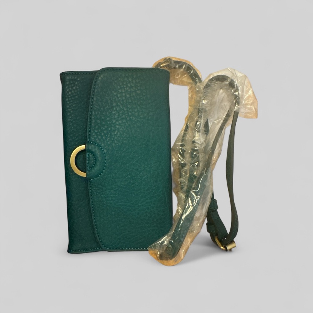 Elegant Green Leather Women's Bag